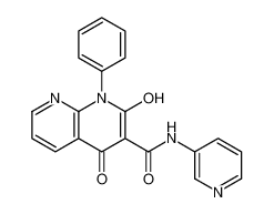 4-hydroxy-2-oxo-1-phenyl-N-pyridin-3-yl-1,8-naphthyridine-3-carboxamide 138304-90-2