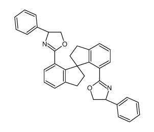 (4S)-4-phenyl-2-[4'-[(4S)-4-phenyl-4,5-dihydro-1,3-oxazol-2-yl]-3,3'-spirobi[1,2-dihydroindene]-4-yl]-4,5-dihydro-1,3-oxazole 890090-21-8