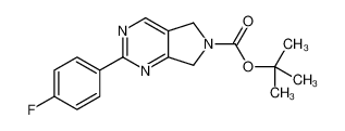 tert-butyl 2-(4-fluorophenyl)-5,7-dihydropyrrolo[3,4-d]pyrimidine-6-carboxylate 1395493-32-9