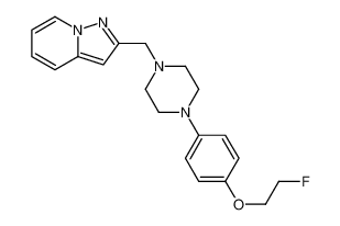 2-({4-[4-(2-Fluoroethoxy)phenyl]-1-piperazinyl}methyl)pyrazolo[1, 5-a]pyridine 1016167-62-6