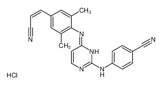 rilpivirine hydrochloride 700361-47-3