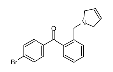 (4-bromophenyl)-[2-(2,5-dihydropyrrol-1-ylmethyl)phenyl]methanone 898763-08-1