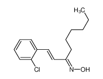 (NE)-N-[(E)-1-(2-chlorophenyl)non-1-en-3-ylidene]hydroxylamine