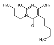 3-butyl-6-methyl-5-pentyl-1H-pyrimidine-2,4-dione 92377-37-2