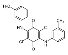 2,5-dichloro-3,6-di-m-toluidino-[1,4]benzoquinone 34618-60-5