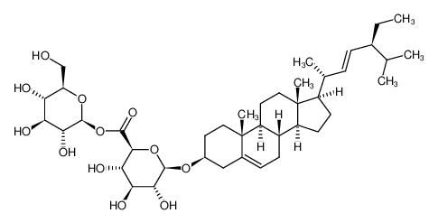 1262616-36-3 stigmasta-5,22-dien-3β-ol-3β-D-glucuropyranosyl-(6'β->1'')-glucopyranoside