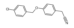 2-[4-[(4-chlorophenyl)methoxy]phenyl]acetonitrile 175135-36-1