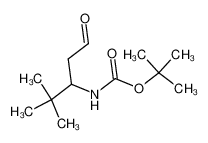 tert-butyl N-(4,4-dimethyl-1-oxopentan-3-yl)carbamate 892874-26-9