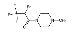 2-溴-3,3,3-三氟-1-(4-甲基哌嗪-1-基)丙烷-1-酮