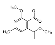 2-methoxy-4-(1-methoxyethenyl)-6-methyl-3-nitropyridine 221349-77-5