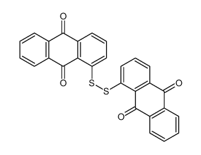 1-[(9,10-dioxoanthracen-1-yl)disulfanyl]anthracene-9,10-dione 13354-33-1