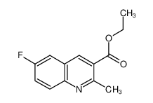 6-氟-2-甲基喹啉-3-羧酸乙酯