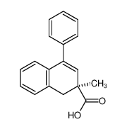 (S)-2-Methyl-4-phenyl-1,2-dihydro-naphthalene-2-carboxylic acid 88670-31-9