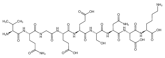 VAL-GLN-GLY-GLU-GLU-SER-ASN-ASP-LYS 106021-96-9