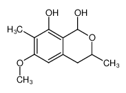 887129-82-0 spectrum, 1,8-dihydroxy-6-methoxy-3,7-dimethylisochromane