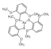 202211-52-7 spectrum, tris(2,6-dimethoxybenzenethiolato)arsine