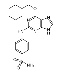 444722-95-6 structure, C18H22N6O3S