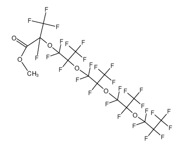 Perfluoro-2,5,8,11-tetramethyl-3,6,9,12-tetra-oxapentadecanoic acid, methyl ester 133609-46-8