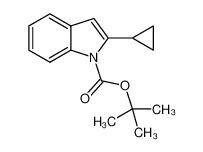 tert-butyl 2-cyclopropyl-1H-indole-1-carboxylate 1448755-04-1