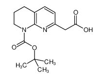 1-N-叔丁氧羰基-3,4-二氢-1,8-萘啶-7(2H)-乙酸