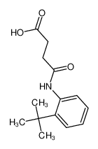 4-[(2-叔丁基苯基)氨基]-4-氧代丁酸