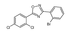 3-(2-溴苯基)-5-(2,4-二氯苯基)-1,2,4-噁二唑