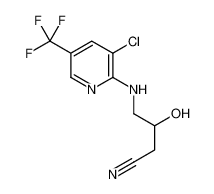 4-{[3-Chloro-5-(trifluoromethyl)-2-pyridinyl]amino}-3-hydroxybuta nenitrile 338966-48-6