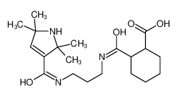 93799-08-7 2-[3-[(2,2,5,5-tetramethyl-1H-pyrrole-3-carbonyl)amino]propylcarbamoyl]cyclohexane-1-carboxylic acid