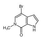 4-bromo-6-methyl-1,6-dihydro-7H-pyrrolo[2,3-c]pyridin-7-one 1361481-63-1