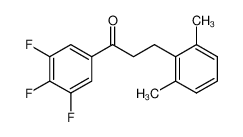 898755-34-5 3-(2,6-二甲基苯基)-1-(3,4,5-三氟苯基)-1-丙酮