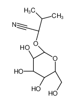 66465-22-3 (2S)-3-methyl-2-[(2R,3R,4S,5S,6R)-3,4,5-trihydroxy-6-(hydroxymethyl)oxan-2-yl]oxybutanenitrile