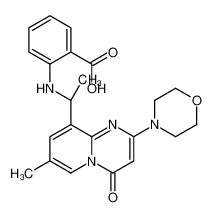 2-[[(1R)-1-[7-甲基-2-(4-吗啉基)-4-氧代-4H-吡啶并[1,2-a]嘧啶-9-基]乙基]氨基]苯甲酸