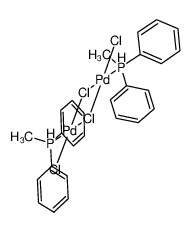 29887-90-9 spectrum, [Pd2Cl2(μ-Cl)2(PMePh2)2]