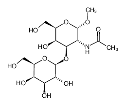 N-[(2S,3R,4R,5R,6R)-5-hydroxy-6-(hydroxymethyl)-2-methoxy-4-[(2R,3R,4S,5R,6R)-3,4,5-trihydroxy-6-(hydroxymethyl)oxan-2-yl]oxyoxan-3-yl]acetamide 75669-79-3