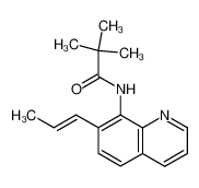 158753-15-2 spectrum, 8-trimethylacetamido-7-(1-propenyl)-quinoline