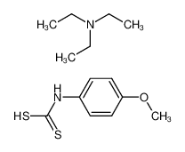 43009-18-3 spectrum, (4-methoxy-phenyl)-dithiocarbamic acid, triethylamine salt