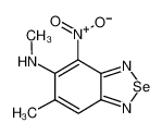 N,6-dimethyl-4-nitro-2,1,3-benzoselenadiazol-5-amine 149703-56-0