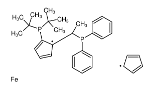 223121-01-5 structure, C32H40FeP2