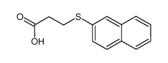3-naphthalen-2-ylsulfanylpropanoic acid 1141-45-3