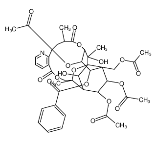 128397-42-2 structure, C41H47NO17