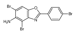 4,6-DIBROMO-2-(4-BROMOPHENYL)-1,3-BENZOXAZOL-5-AMINE 577768-91-3