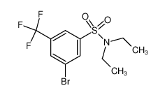 3-Bromo-N,N-diethyl-5-(trifluoromethyl)benzenesulfonamide 951885-25-9