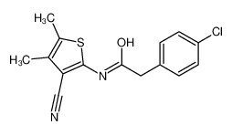 5546-46-3 structure, C15H13ClN2OS