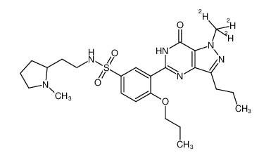 1032008-25-5 structure, C25H33D3N6O4S