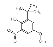 2-tert-butyl-4-methoxy-6-nitrophenol 59282-34-7