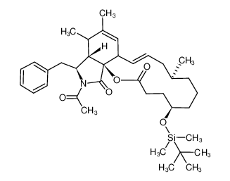 86527-61-9 spectrum, (3S,3aS,10S,14R,18aR,E)-2-acetyl-3-benzyl-14-((tert-butyldimethylsilyl)oxy)-4,5,10-trimethyl-3,3a,4,6a,9,10,11,12,13,14,15,16-dodecahydro-1H-[1]oxacyclotetradecino[2,3-d]isoindole-1,17(2H)-dione