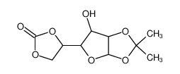 2875-90-3 4-(6-hydroxy-2,2-dimethyl-3a,5,6,6a-tetrahydrofuro[4,5-d][1, 3]dioxol-5-yl)-1,3-dioxolan-2-one