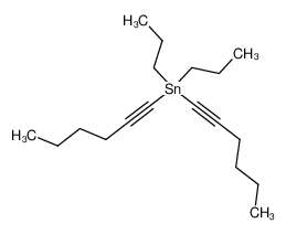 5054-44-4 structure, C18H32Sn