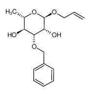 烯丙基 3-O-苄基-alpha-L-吡喃鼠李糖苷