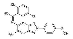 2,5-dichloro-N-[2-(4-methoxyphenyl)-6-methylbenzotriazol-5-yl]benzamide